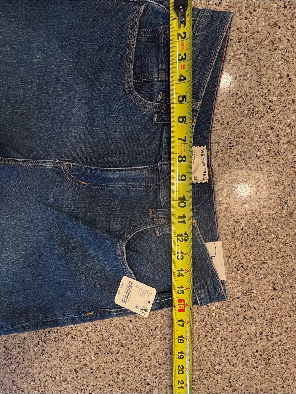 We The Free Women’s  Indigo Blue Relaxed Jeans size 29 new with tags